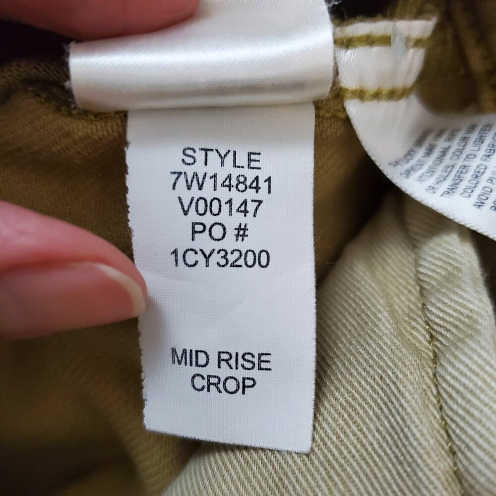 Lucky Brand Mid Rise Crop Wide Leg Jean Color Bronze Mist Size 30 - Picture 11 of 16